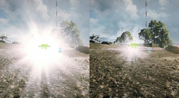 Tactical light before and after patch